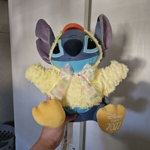 Disney Stitch Plush - Yellow, Blue, and Purple